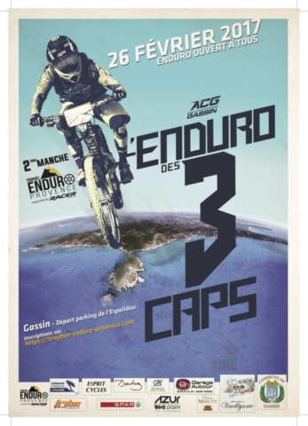 Affiche Enduro des 3 Caps 2017