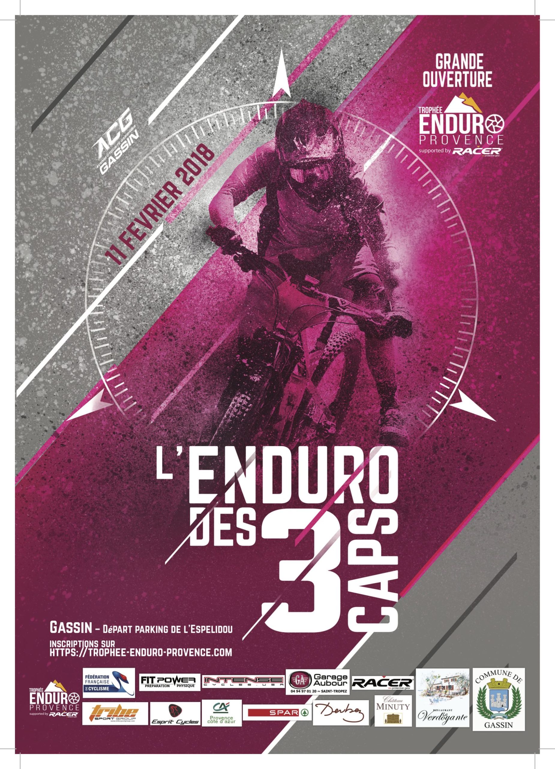 Affiche Enduro des 3 Caps 2018